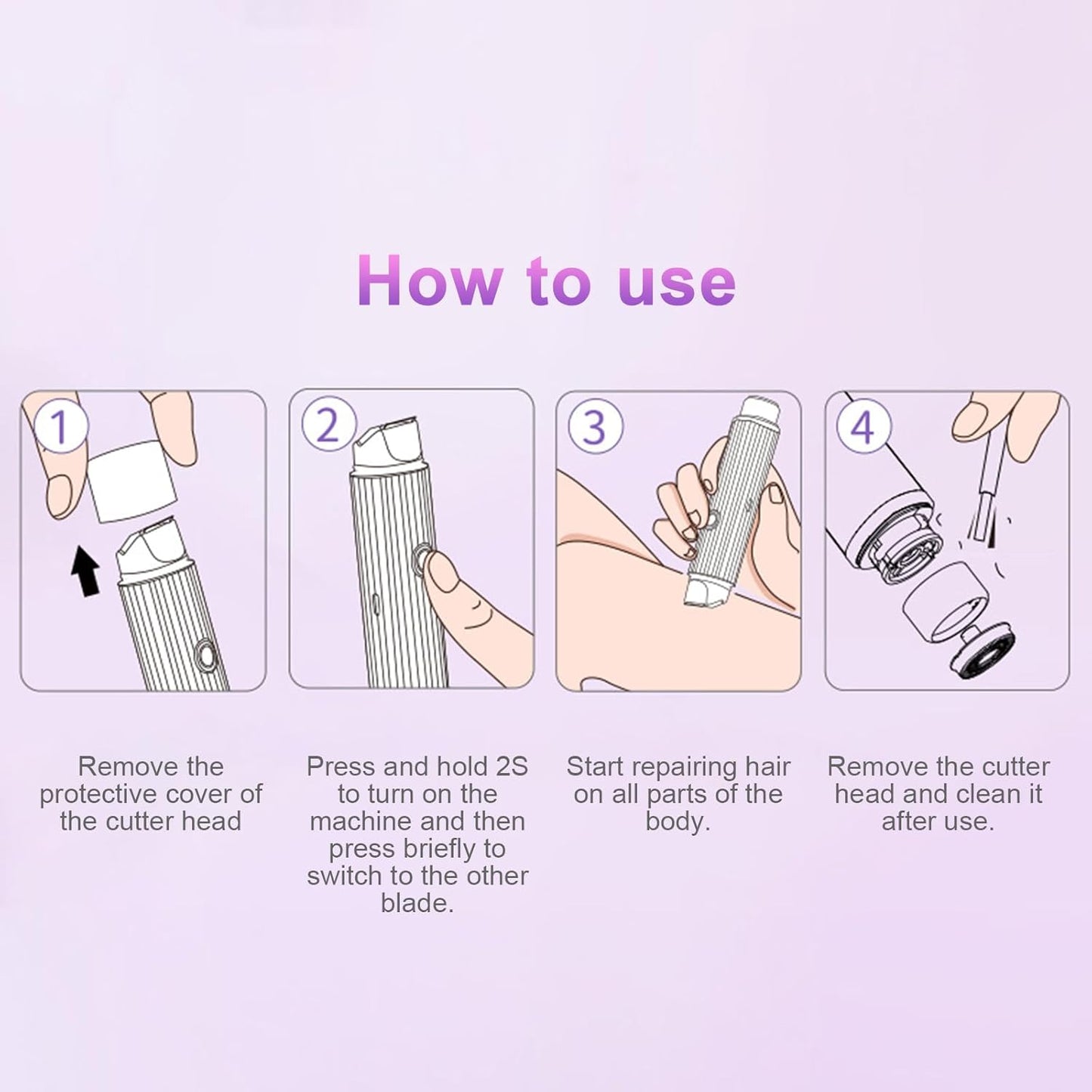 Double Head Electric Shaver